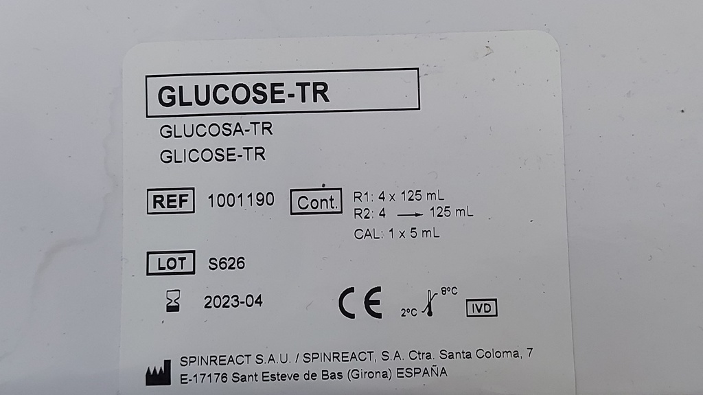GLUCOSE SPINREACT 4*125 ml